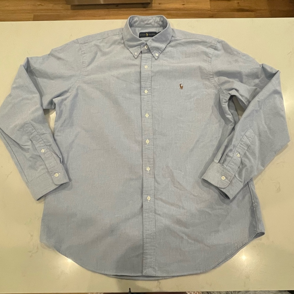 Ralph Lauren Light Blue Long Sleeve Dress Shirt